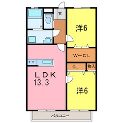 ソフィアA棟の物件間取画像